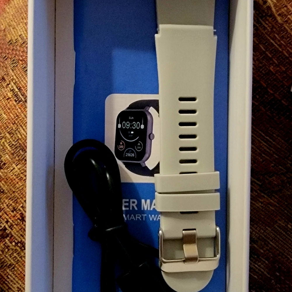 NIB ZL54C Smartwatch Bluetooth Call Fitness Tracker Waterproof Black - Picture 10 of 14